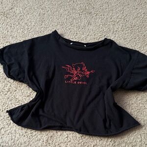 Hot Topic Black 'Little Devil' Top